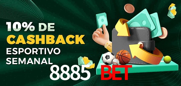 10% de bônus de cashback na 8885 bet